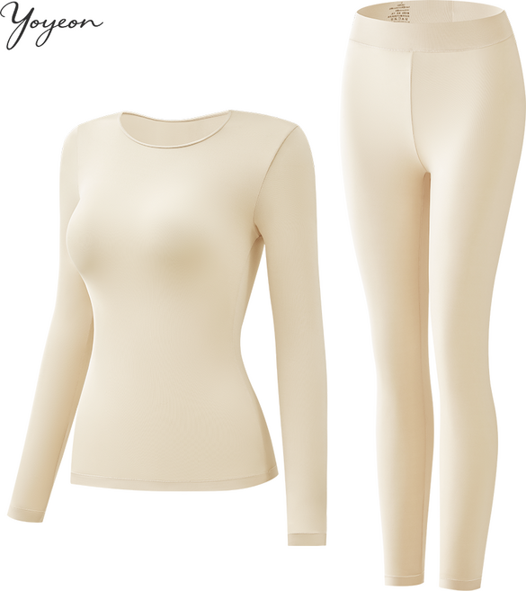 여성용 초경량 발열내의 겨울내복 상하의세트