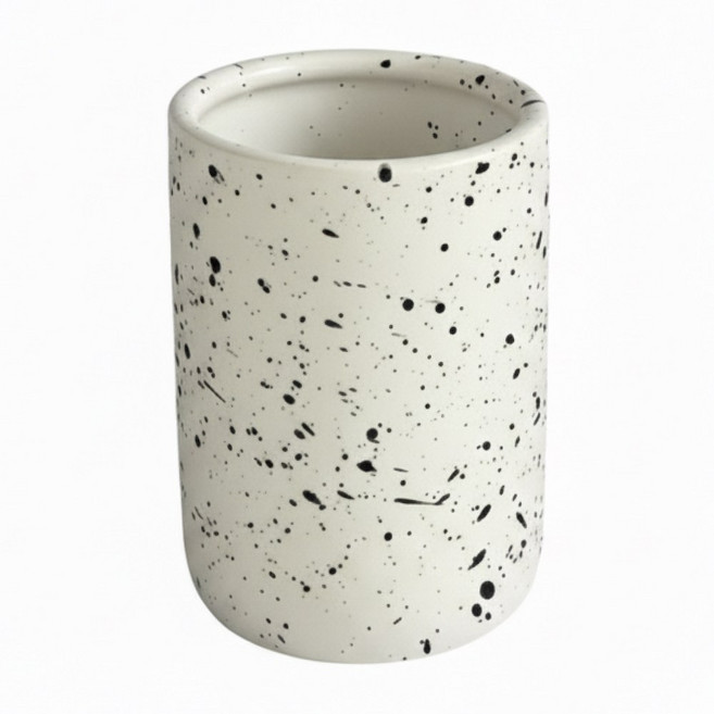 잉크 세라믹 양치컵 200ml, 페블도트