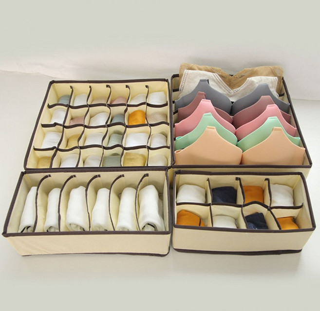 칸칸이 속옷정리함 옷장 칸막이 수납함 양말 보관함 3종, 6칸