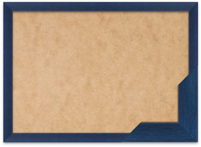 퍼즐 맞춤액자 고급형 슬림 우드 블루 [가로세로 더한 값의 범위 51~70.9cm], 슬림 블루, 1개