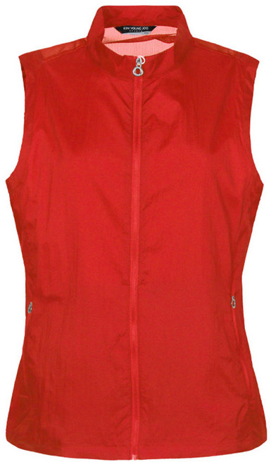 김영주 스포츠 여성 바람막이 바스락 조끼 봄 여름 가을 경량 M~2XL