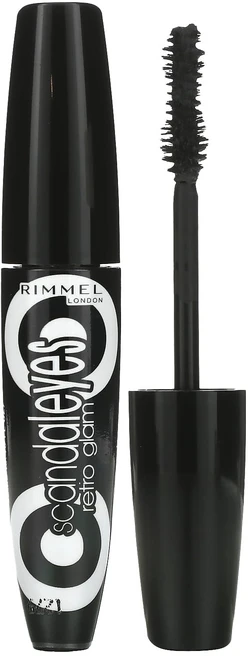 Rimmel London 스캔들아이즈 레트로 글램 마스카라 003 익스트림 블랙 0.41fl oz(12ml), RimmelLondon스캔들아이즈레트로글램마스카라003, 1개 - 쿠팡
