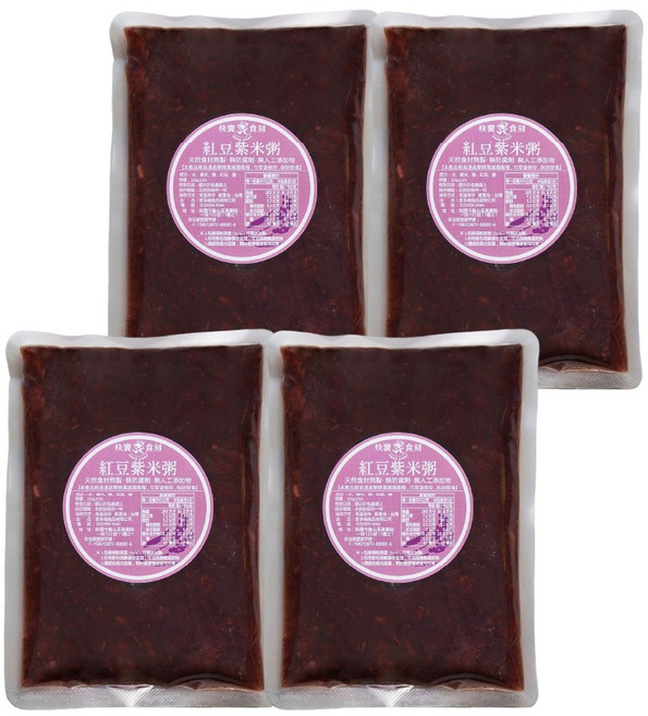 快饗食刻 紅豆紫米粥, 310g, 4個