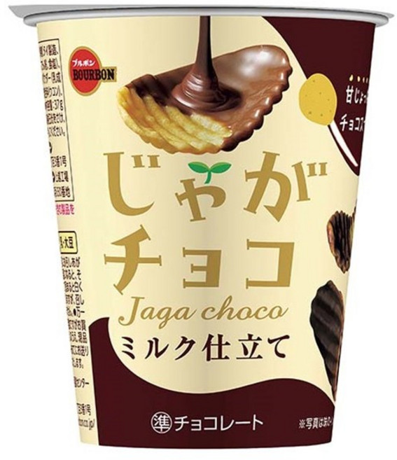 부르봉 자가초코 초코 일본과자 감자칩, 6개, 37g