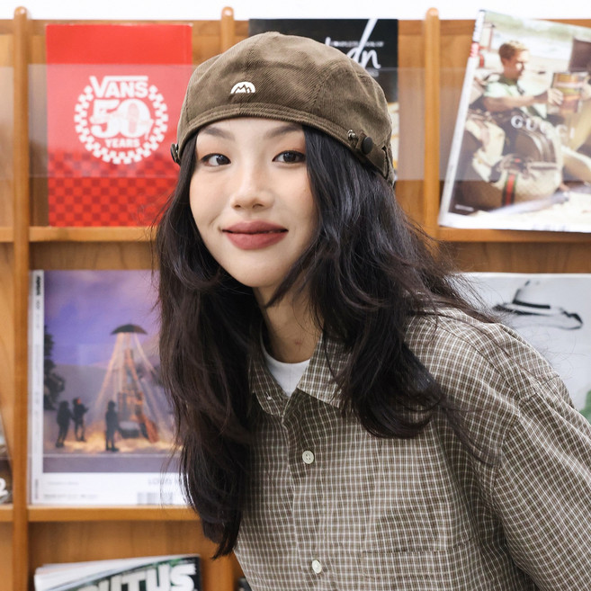 Karsaer 베레모 무지 남녀공용 코르덴캣 여성 빈티지 헌팅캡 캐주얼룩 G0254