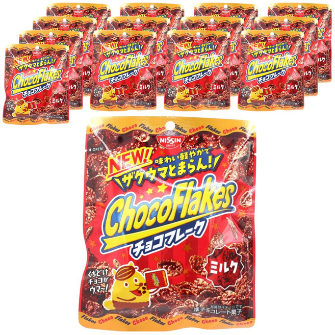NISSIN 日清 巧克力麥片 牛奶口味, 14個, 38g