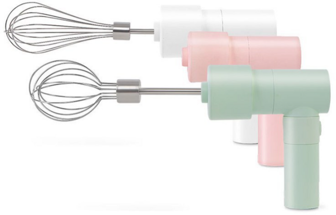 델리아트 무선 핸드블렌더 홈베이킹 휘핑기 거품기 핸드믹서, 화이트