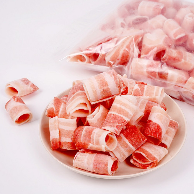 무연골 돌돌이 대패삼겹살 2kg 냉삼 돼지고기 구이, 2개, 1kg
