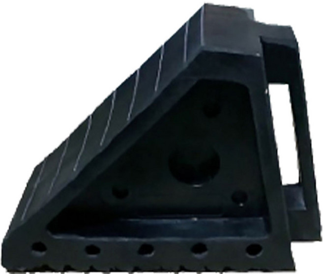 하나 공구 고무 차량 버팀목 고임목 소형 중형 승용창 화물차 경사로 주차 미끄럼방지턱 밀림방지턱, 1개, 소형 - 수입(1.6kg)