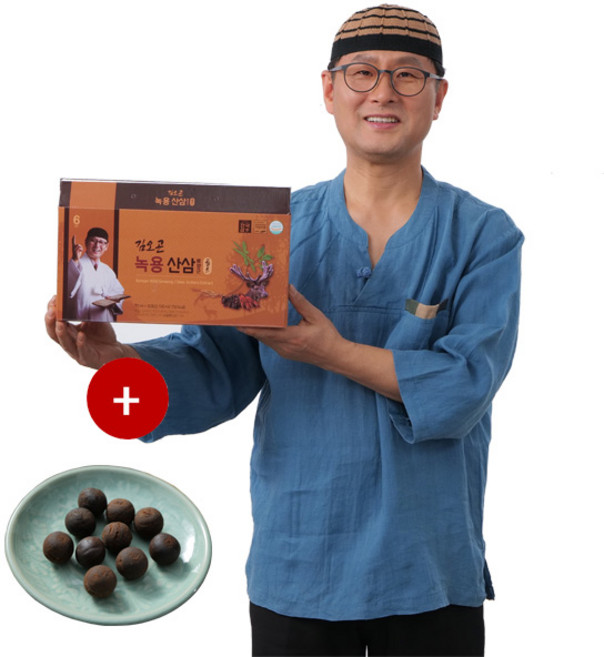 TV홈쇼핑 정품김오곤 녹용 산삼배양근 골드 홍삼보 국산 6년근 홍삼 생신선물 어버이날선물 천마니, 2.1L