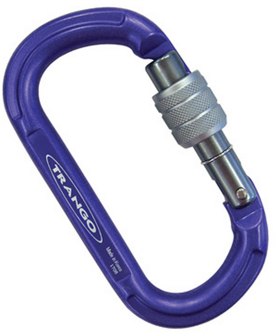 트랑고 오발 키 락 잠금 카라비너 TCOK-02 암벽등반 클라이밍 Oval K Lock, 1개