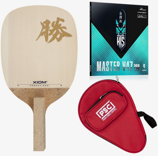 [베이직 세트] 엑시옴 파워히노키 승 펜홀더 + 티마운트 KTS 마스터 V47 프로 + PSC 케이스, 1개, 파워히노키 승 + 마스터 V47 프로