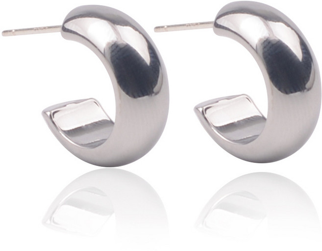 아즈블리 C형 심플라인 귀찌 귀걸이