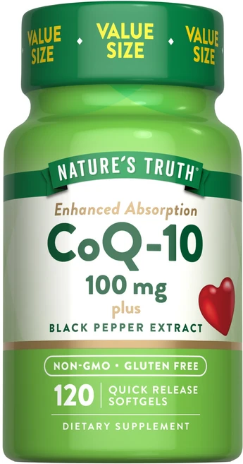 네이쳐스 트루스 CoQ10 100mg 소프트젤, 1개, 120정 - 쿠팡