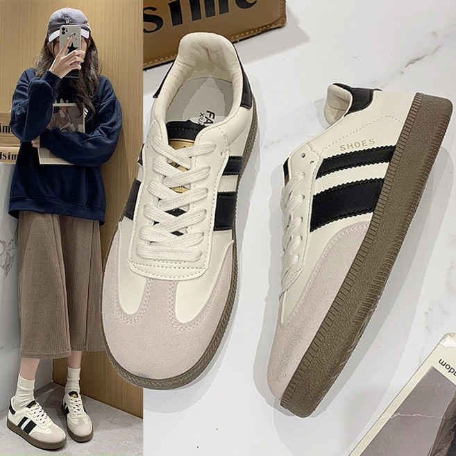 스타일닥터 여성 발편한 스니커즈 패션 운동화 빈티지 캐주얼 슈즈