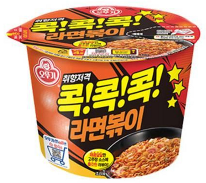 오뚜기콕콕콕 라면볶이 용기 120 g, 7개