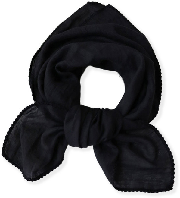 메리앤유 무지 파스텔 칼라 코튼 면 손수건 겸 쁘띠 스카프 국산 대형