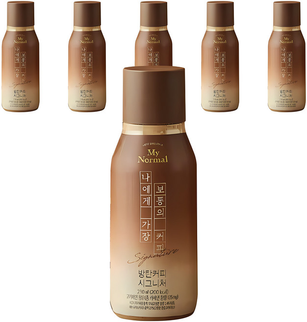 마이노멀 방탄커피 시그니처, 230ml, 6개