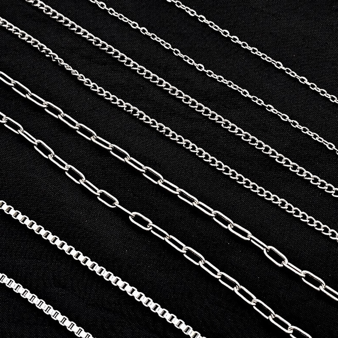 써지컬스틸 체인목걸이 남녀공용 체인목걸이 써지컬스틸 목걸이줄