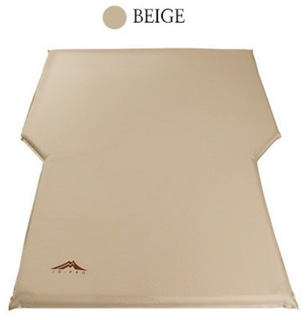 조프로 suv 차박 맞춤 평탄화 자충 셀토스 펠리세이드 올뉴투싼 그랜드카니발 뉴스포티지 차박용매트 + 보관가방 +스티커형 수리패치 + 고정벨트, 베이지