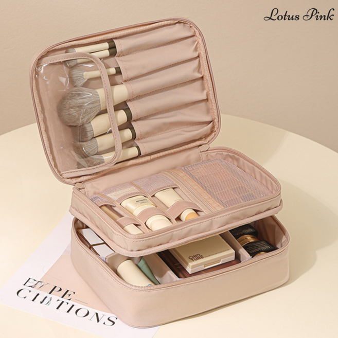 나나코지 여행용 대용량 메이크업 휴대용 고급 화장품 파우치