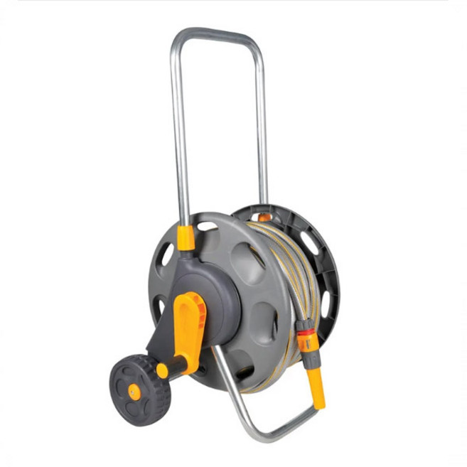 호제록 2488 바퀴 호스릴 세트 25m 정원 물주기 관수 세차 호스릴, 1