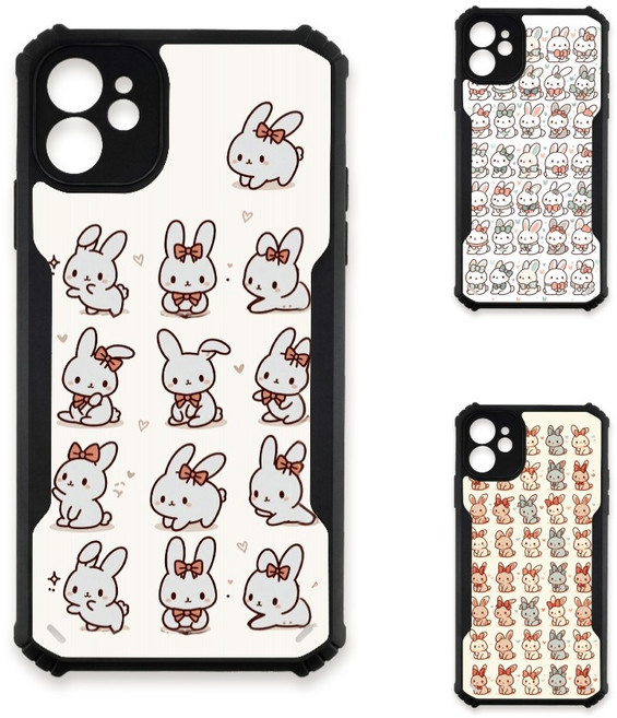 TRON 小動物排排站 四角防摔手機殼 適用 iPhone 13 mini
