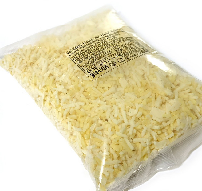 클래식 슈레드치즈 모짜렐라 자연산 99% 피자치즈 아이스박스 포장, 2개, 2.5kg