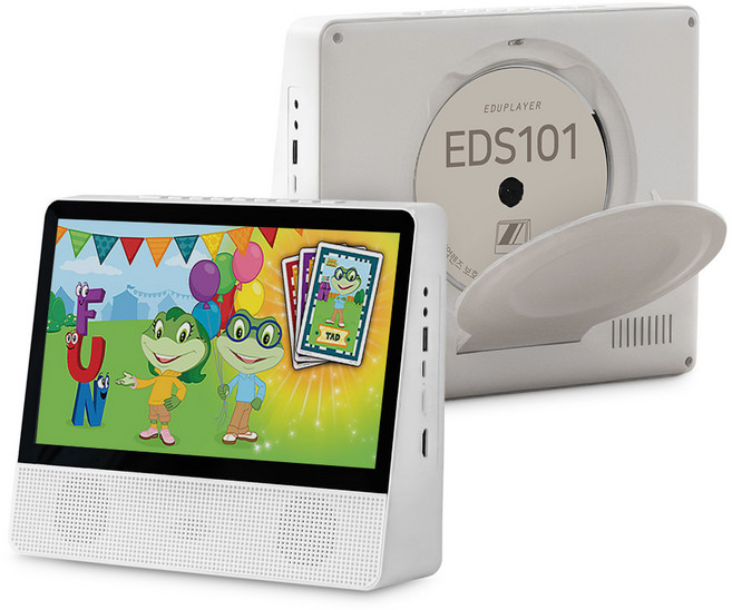 화면일체형 DVD플레이어 에듀플레이어 EDS101 Pro BT 10.1인치 블루투스 인아웃 최대10시간 HDMI, ED815