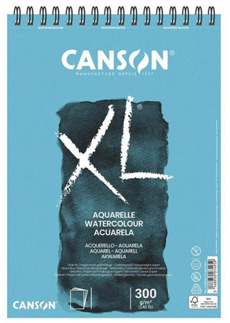 캔손 XL 워터칼라 스케치북 300g 30매 A4
