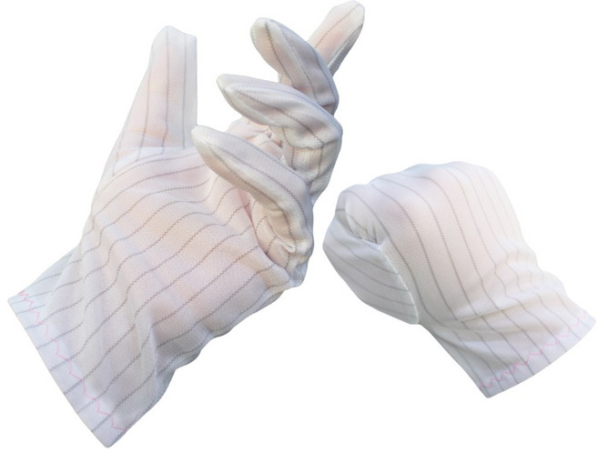 장갑이네 제전 장갑 정전기 방지 정밀작업 제품검사 크린룸용 속장갑, 1개, S 10켤레