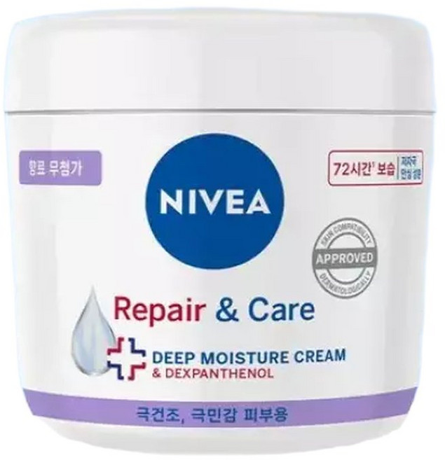 니베아 리페어 앤 케어 크림 400ml (+ 리페어 앤 케어 바디로션 625ml), 1개