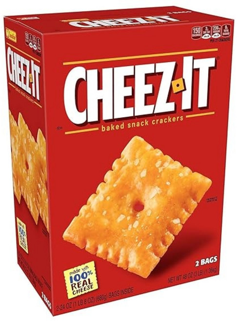 치즈잇 치즈 잇 베이크드 스낵 크래커 2개입, 1.36kg, 1개
