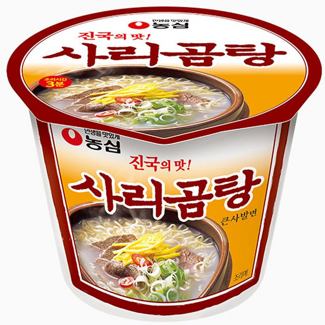 농심 [농심]사리곰탕큰사발 111gX16개, 16개