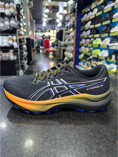 亞瑟士 ASICS GT-2000 14 GTX 男款 防水支撐型慢跑鞋 - 黑藍