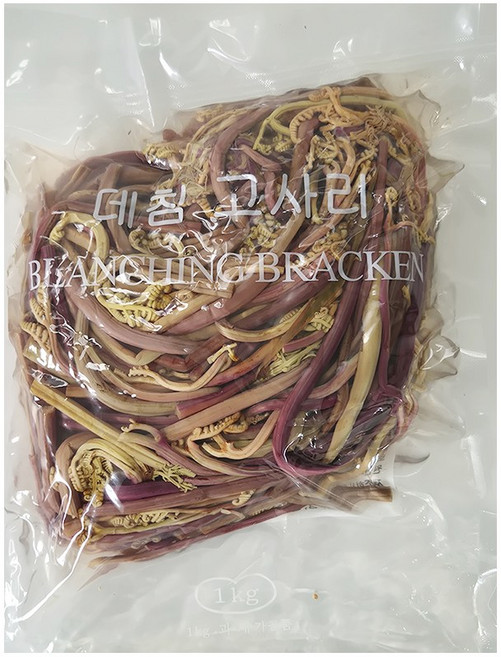 수입 중국산 고사리 데친 데침 삶은 업소용 식당 반찬, 10kg, 1개