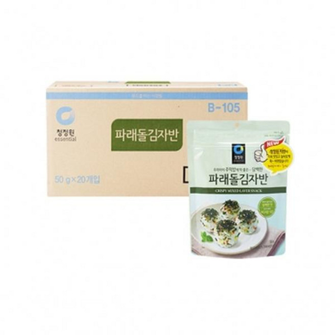 [박스]청정원 파래돌김자반 50g 20봉, 1개