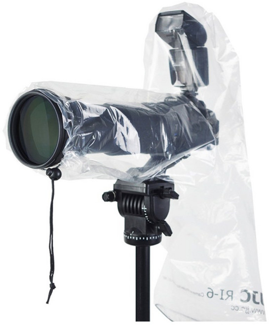 JJC DSLR 캐논 니콘 후지 소니 카메라 플래시 투명 방수 레인커버 세트 RI-4C, 1개
