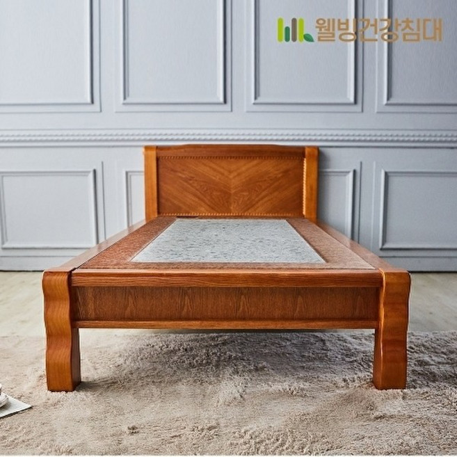 [웰빙건강침대] 으뜸 슈퍼싱글 청맥반석 돌침대 SS, 단품