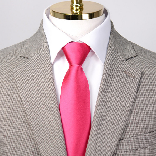 산디노 20색상 솔리드 공단 자동넥타이 san301