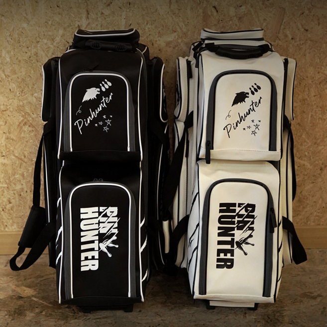 볼링가방 세트 2025 핀헌터 3볼 롤러백 악세사리 가방 스페어키트, 블랙, 1개