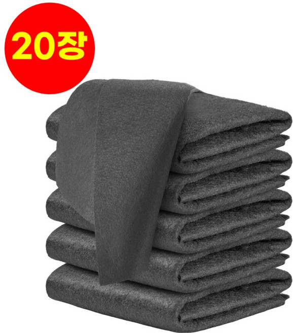 호아인터 물자국없는 매직 극세사 행주 물기제거 유리닦이, 20개