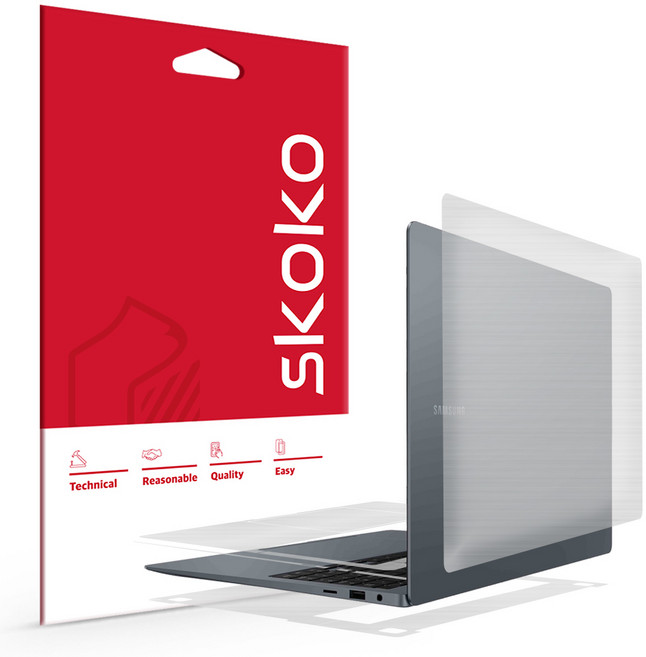 갤럭시북5 프로 16형 NT960XHA 무광 전신 외부보호필름 3종 1세트, 1개