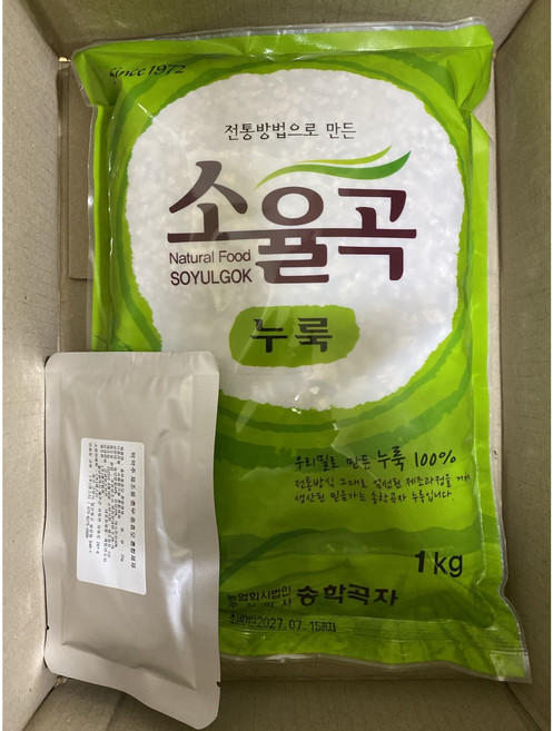 초보자용 우리밀막걸리만들기 누룩 1kg+탁주전용효모 20g 증정