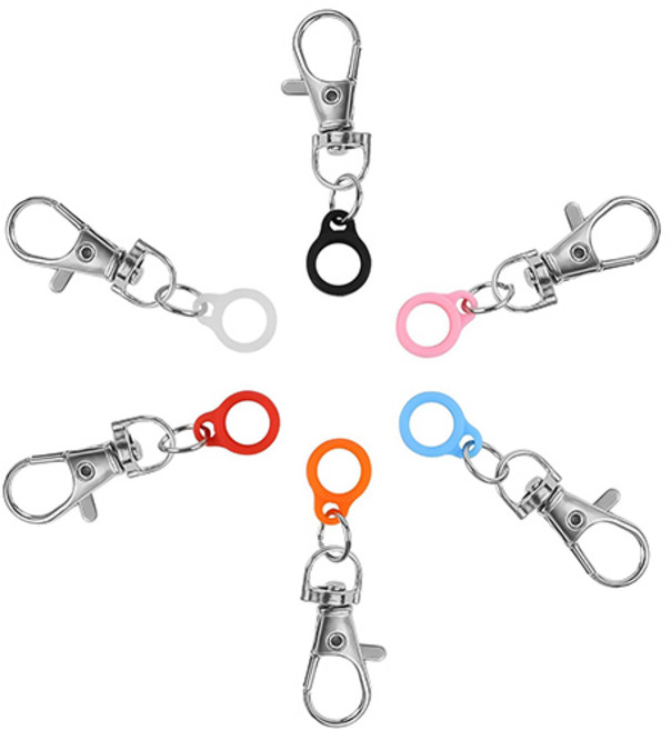 베러워커스 홀더펜 고리 옷 볼펜 걸이, 6개, 혼합