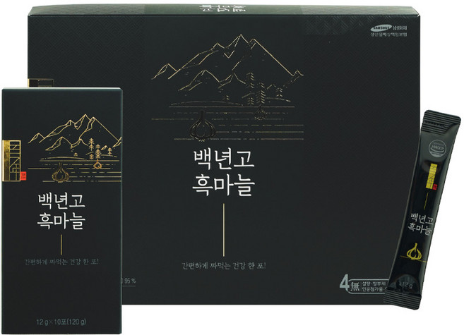 백년고 흑마늘 진액 스틱 12g x 30포, 1세트