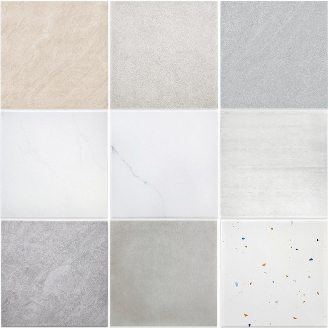 논슬립 무광 벽 바닥타일 현관 베란다 상가 인테리어 300X300mm, 빈티지그레이, 16개