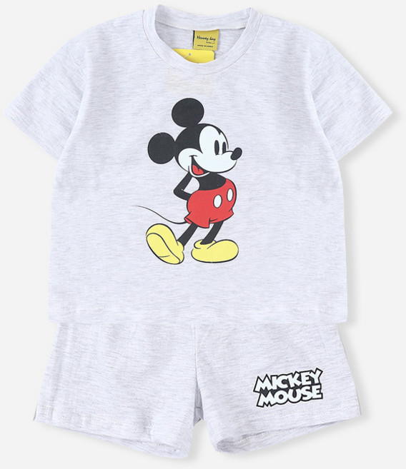 디즈니 여름 아동용 미키 반팔 상하복