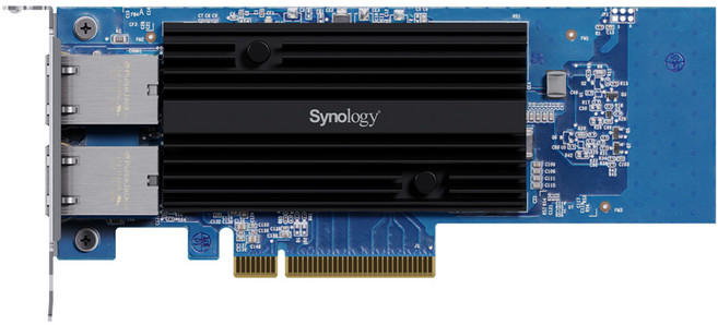 Synology E10G30-T2 雙埠 10GbE 網路擴充卡 適用多款機種 提升網路速度, 1個
