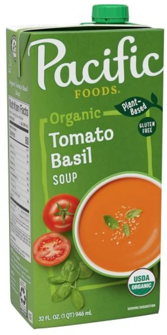 Pacific Foods 인스턴트 스프 수프 퍼시픽 푸드 농축 토마토 10.75온스 캔, 토마토 바질, 32 플 온스 (1개 묶음), 1개 - 쿠팡